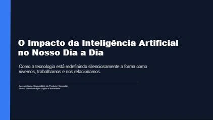 Preview de Apresentação Empresarial.