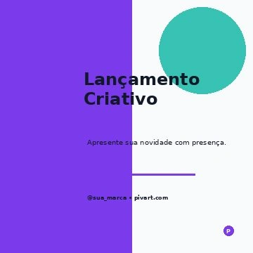 Preview de Lançamento Criativo 01