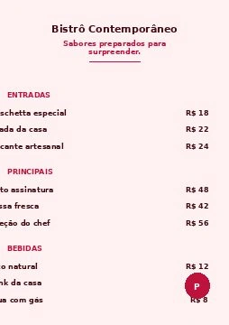 Preview de Bistrô Contemporâneo 01