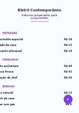 Preview de Bistrô Contemporâneo 05