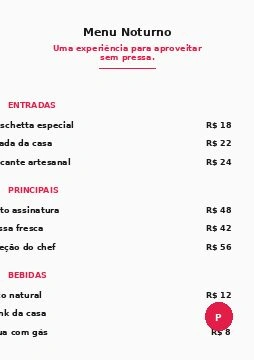 Preview de Menu Noturno 07