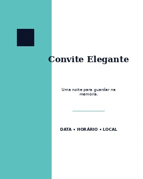 Preview de Convite Elegante 06